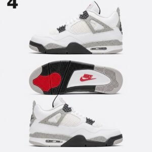Jordan 4 White Cement