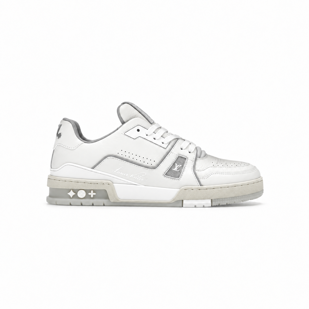 Louis Vuitton Trainer — White Signature